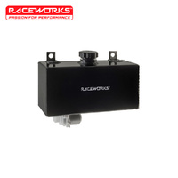 Raceworks Aluminium Horizontal Wash Bottle with Pump Black ALY-127BK