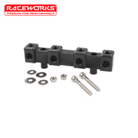 Raceworks 4 Circuit Pressure Sensor Block ALY-152-4BK