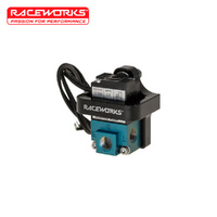 Raceworks 3Port Solenoid Billet Mount Black ALY-163BK