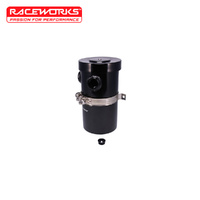 Raceworks 2.4L Breather Tank - Y Ports ALY-196BK