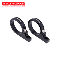 Raceworks 50mm Billet Brackets Pair ALY-223BK