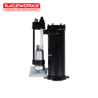 Raceworks 1.0L Surge Tank Kit Suits 39-40mm Pump ALY-229BK