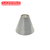 Raceworks Aluminium Tube Transition 2.0in 5.0in (2.0mm) ITT-200500