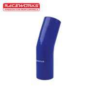 Raceworks Silicone Hose 23 Deg 2.00in (51mm) Black SHE-023-200BK