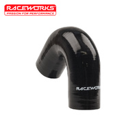 Raceworks Silicone Hose 135 Deg 4.00in (102mm) Black SHE-135-400BK