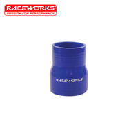 Raceworks Silicone Hose Reducer 2.50-3.00in (63-76mm) Blue SHR-250300BE