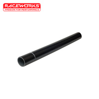 Raceworks Silicone Hose Straight 2.50in (63mm) X 610mm Black SHS-250BKL
