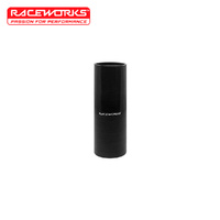 Raceworks Silicone Hose Straight 3.00in (76mm) X 75mm Black SHS-300BK
