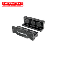 Raceworks Billet Aluminium Vice Jaws (black) RWT-002BK