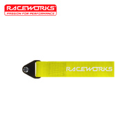 Raceworks Fluoro Flexible Tow Strap Yellow VPR-021FY