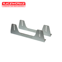 Raceworks 125mm Alloy Seat Mounts Pair VPR-054