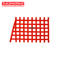 Raceworks Oblong Window Net Red VPR-080RD