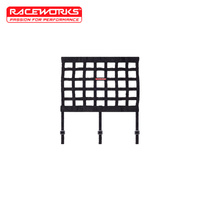 Raceworks 18in X 24in Window Net with Straps Black VPR-090BK