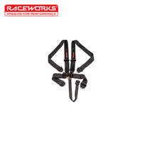 Raceworks 5 Point Latch & Link Harness Black VPR-100BK