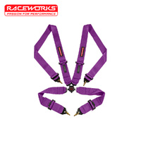 Raceworks 4 Point Cam Lock Harness Purple VPR-120PU