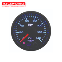 Raceworks 52mm Oil Pressure Gauge Kit VPR-303