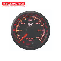 Raceworks 52mm Diesel Boost Gauge Kit VPR-309