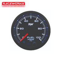 Raceworks 52mm EFI Fuel Pressure Gauge Kit VPR-310