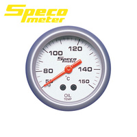 Speco Mechanical Oil Temperature Gauge 2" 50-150 Degrees Sports Series 524-15