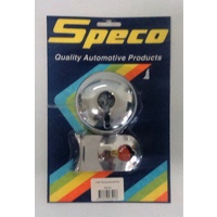 Speco Chrome 2 5/8" Gauge Pod Holder Mount with Fitting Kit 535-01