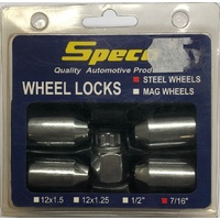 Speco 7/16” Steel Wheel Lock Nut Set (4) WN401