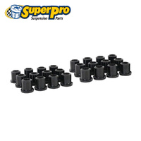 SuperPro Leaf Spring Bush Kit - Front + Rear, Heavy Duty FOR Landcruiser 42/43/45/47/60 Series KIT036HK