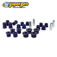 SuperPro Leaf Spring Bush Kit - Front + Rear FOR Patrol MK KIT076K