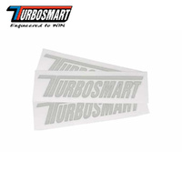 TS CAR DECAL - WHITE 600MM X 130MM TS-9007-1020