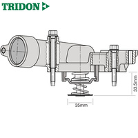 Tridon Thermostat TT522-180P