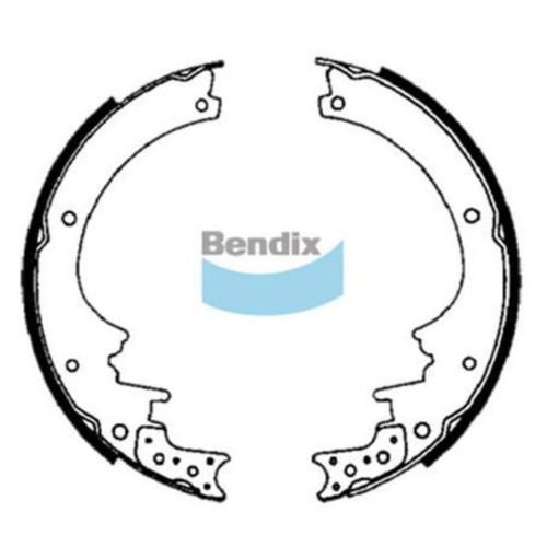 BENDIX BONDED BRAKE SHOE SET BS1403