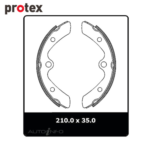 BRAKE SHOES N1599