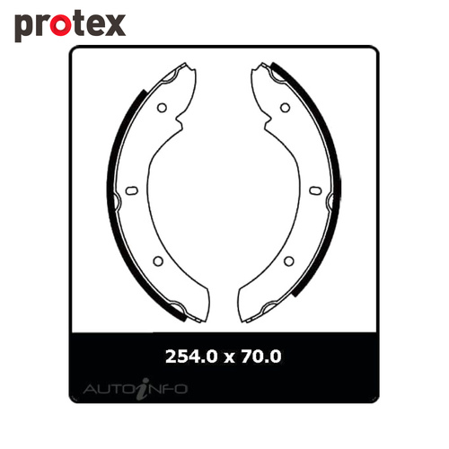 BRAKE SHOES N1655