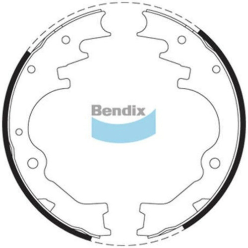 BENDIX BONDED BRAKE SHOE SET BS1665