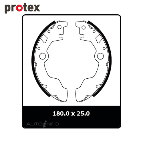 BRAKE SHOES N1666