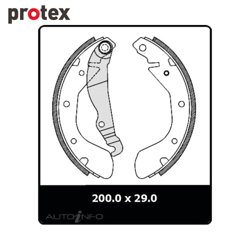 BRAKE SHOES N3124