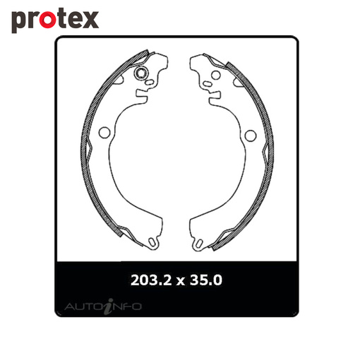 BRAKE SHOES N3142