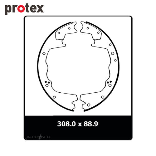 BRAKE SHOES N3206