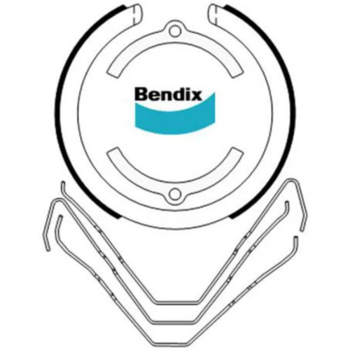 BENDIX BONDED BRAKE SHOE SET BS3217