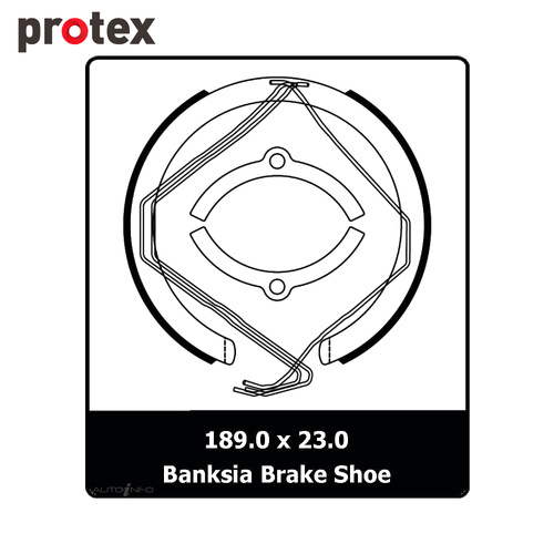BRAKE SHOES SINGLE KIT FOR HOLDEN FORD N3217