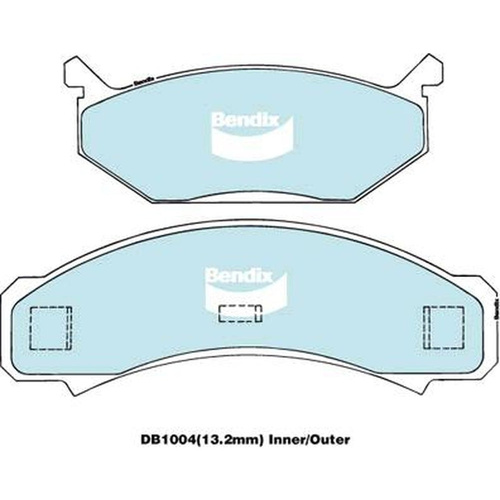 BENDIX HD DISC BRAKE PAD SET DB1004 HD