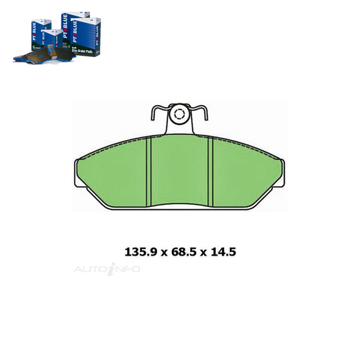 Front Brake Pad Set FOR Ford Fairlane ZL Falcon XE XF XG LTD FE 1982-1988 DB1075 
