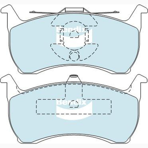 BENDIX HD DISC BRAKE PAD SET DB1109 HD