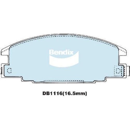 BENDIX HD DISC BRAKE PAD SET DB1116 HD