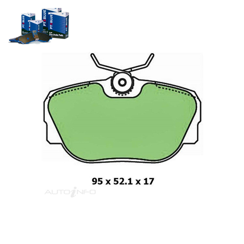 Front Brake Pad Set FOR BMW 318i 320i 323i Land Rover Discovery 83-05 DB1130 