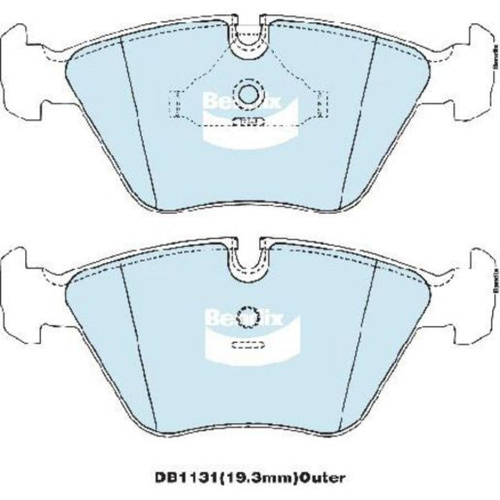 BENDIX EURO PLUS DISC BRAKE PAD SET DB1131 EURO+