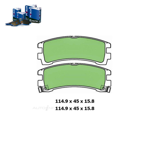 Rear Brake Pad Set FOR Nissan Pathfinder D21 Terrano R50 R2M R3M 86-02 DB1175