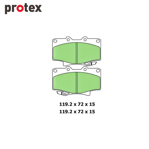Ultra 4WD Brake Pad Set FOR Toyota 4 Runner Hilux Landcruiser DB1199F