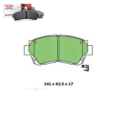 Front Brake Pad Set FOR Holden Apollo Lexus ES300 Toyota Camry 89-06 DB1209 