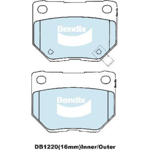 BENDIX SRT DISC BRAKE PAD SET DB1220 SRT