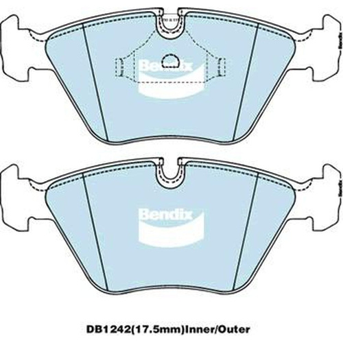 BENDIX GCT DISC BRAKE PAD SET DB1242 GCT